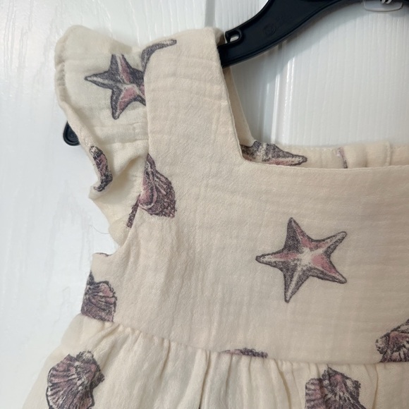 Carter's Cream Romper with Starfish and Shells - Picture 4 of 10